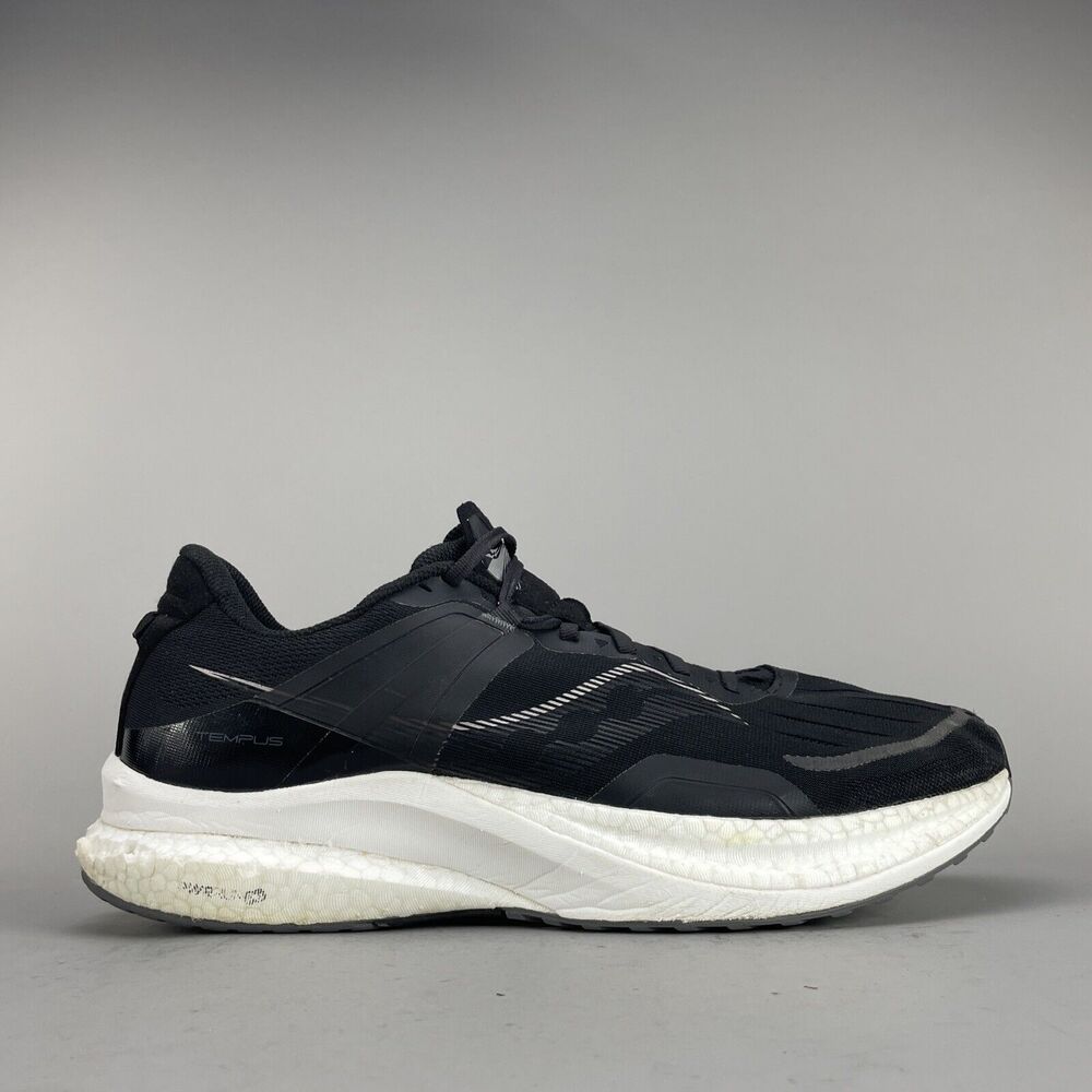 Saucony Tempus Men’s Size 14 Running Shoes Athletic Sneakers Black White Lace Up - Picture 7 of 10